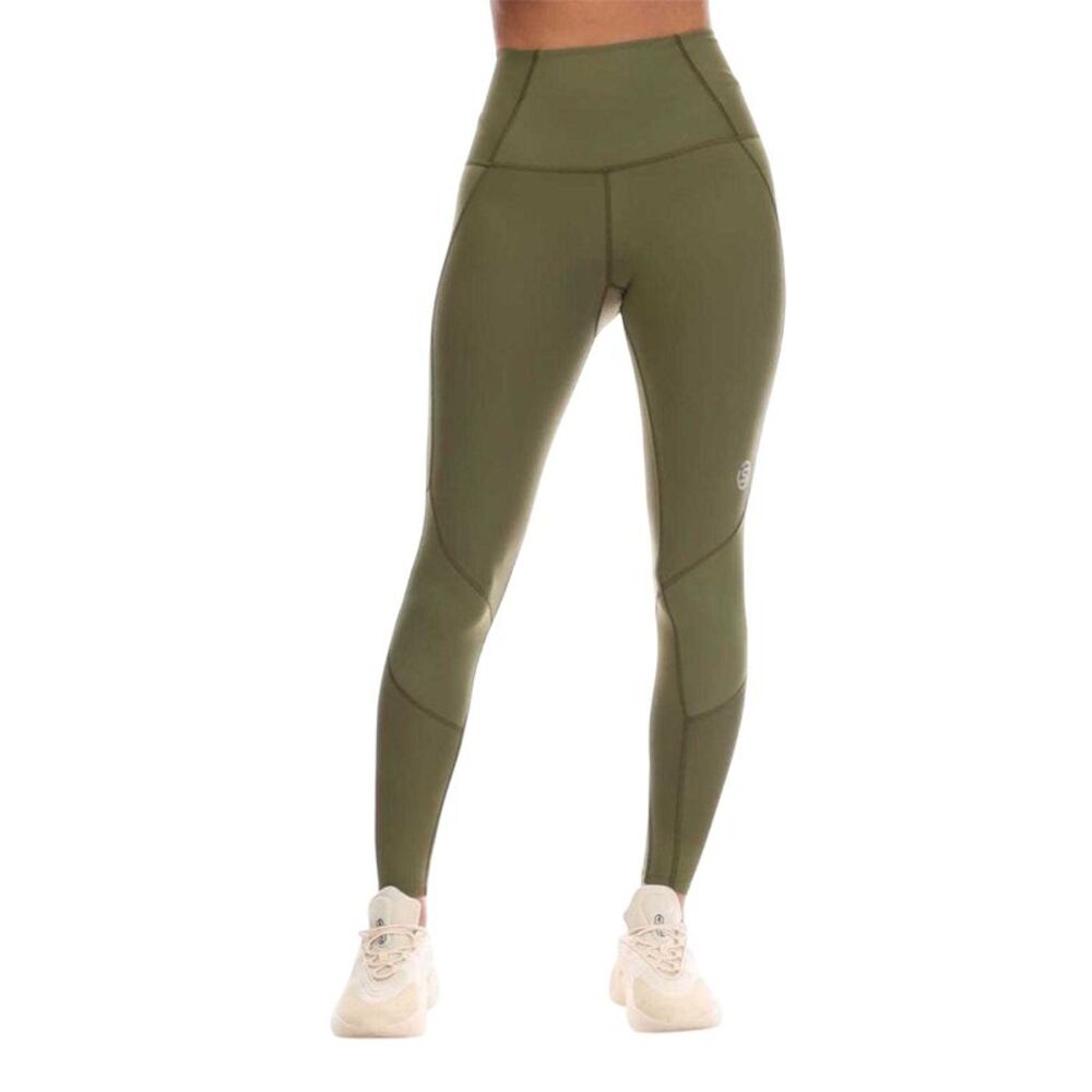 Skins Womens/Ladies Series-3 Skyscraper Leggings / Khaki